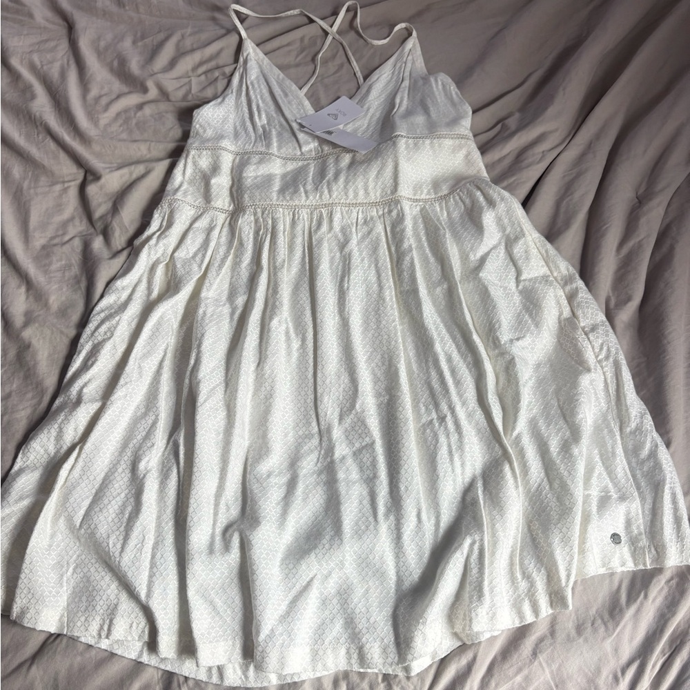 NWT White sundress Dress size Large